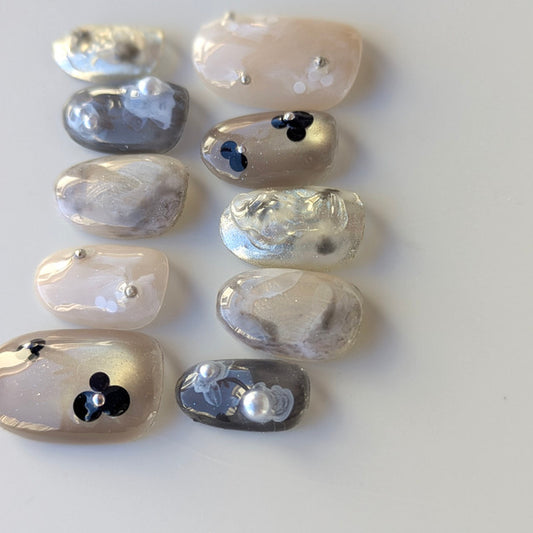 Champagne Holo Flower(シャンパンホロフラワー)