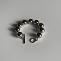 Silver ball bracelet